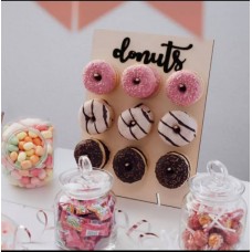 Wooden stand for donuts