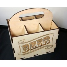 Wooden beer box