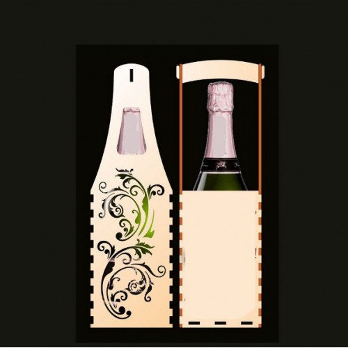 Wooden bottle case Wooden bottle case