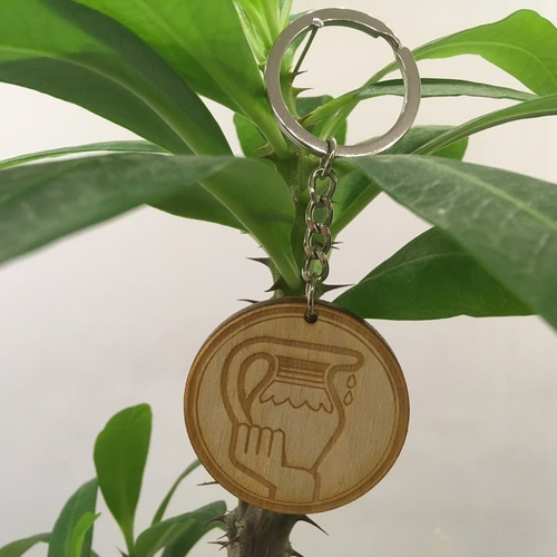 Wooden keyring Wooden keyring