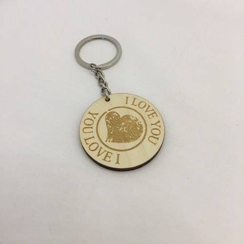 Wooden keyring for mother I love you Wooden keyring for mother I love you