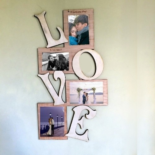 Wooden frame LOVE Wooden frame LOVE