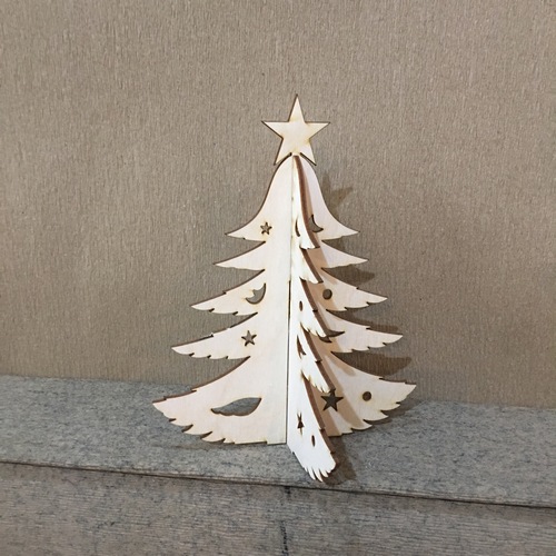 Wooden Christmas tree