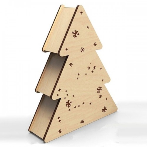 Wooden Christmas box Wooden Christmas box