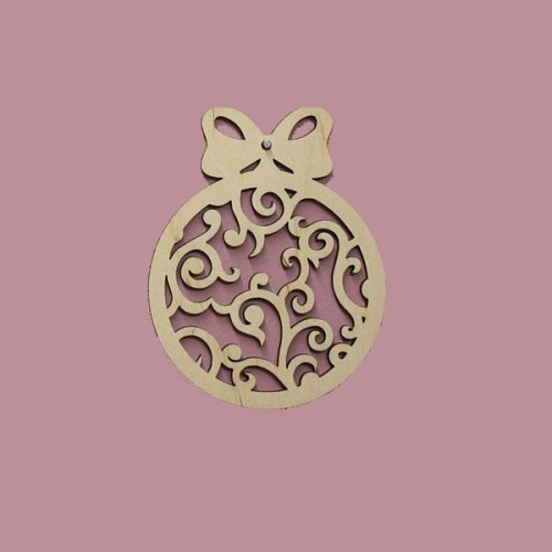 Wooden Christmas ornament Wooden Christmas ornament