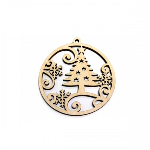 Wooden Christmas ornament Wooden Christmas ornament