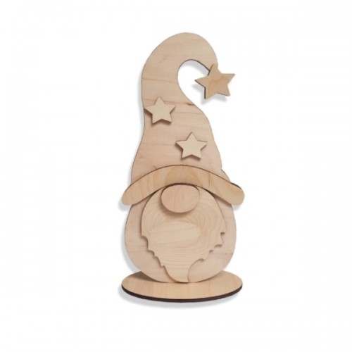 Gnome Wooden Christmas ornament