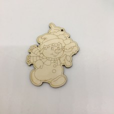 Wooden Christmas ornament