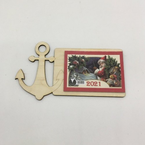 Wooden calendar – anchor 