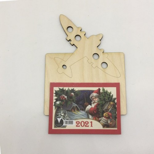 Wooden calendar – airplane