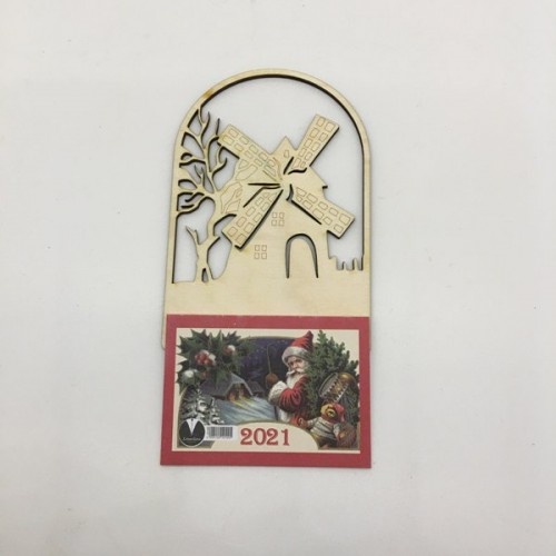 Wooden calendar – Windmills