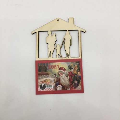 Wooden calendar -family