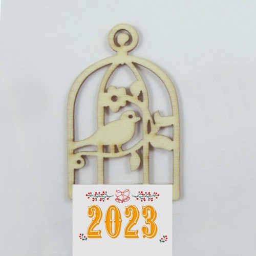 Wooden calendar – cage Wooden calendar – cage