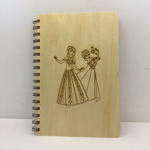 Wooden Notebook with engraving Wooden Notebook with engraving