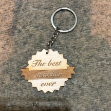 Wooden keyring