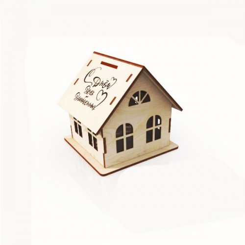 Wooden piggy bank Wooden piggy bank
