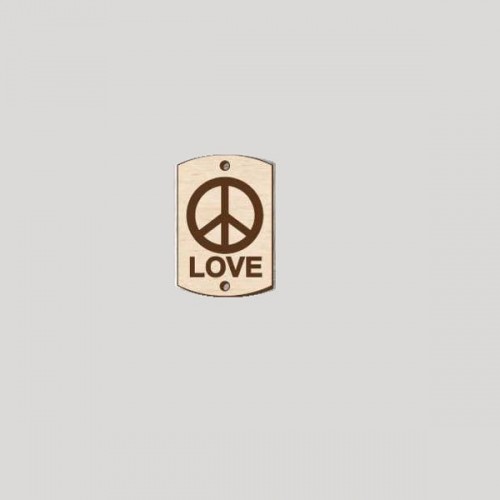 Wooden keyring LOVE Wooden keyring LOVE