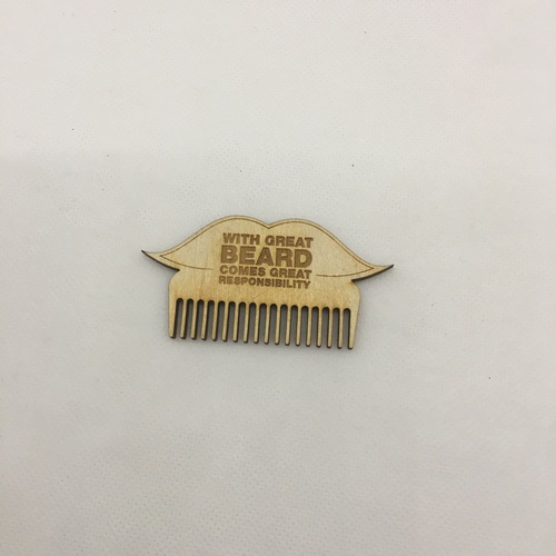 Wooden gift comb 