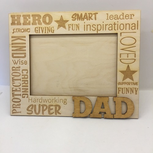 Wooden frame for Dad