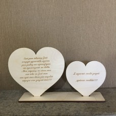 Wooden  hearts
