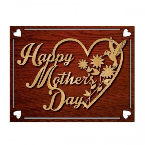 Wooden frame for Mother's day 