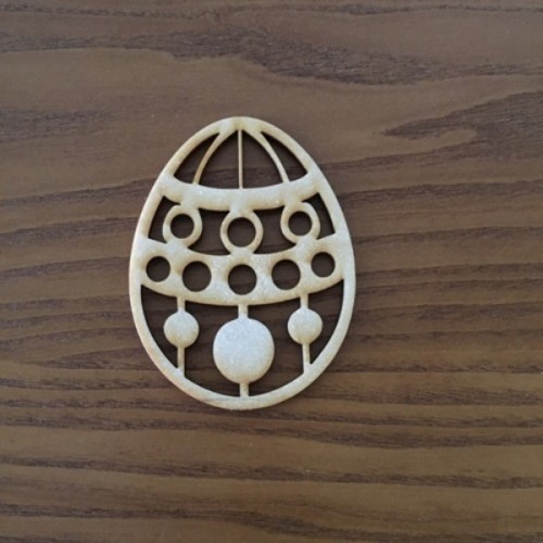 Wooden Easter Egg