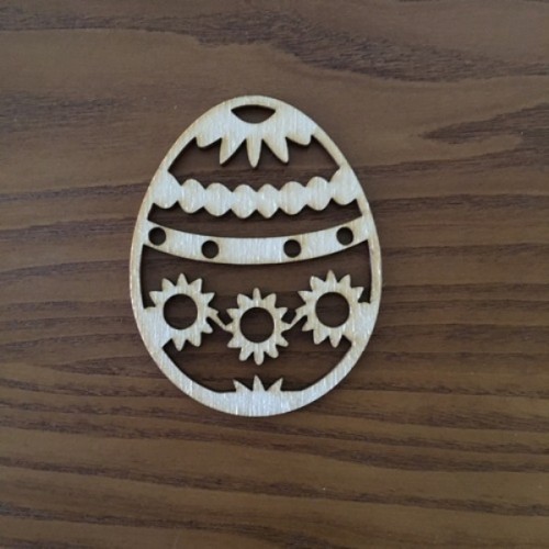 Wooden Easter Egg