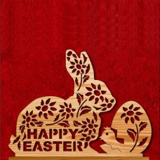 Wooden Easter rabbit