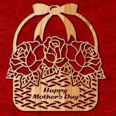 Wooden Easter basket
