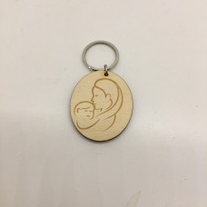 Wooden keyring