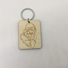 Wooden keyring