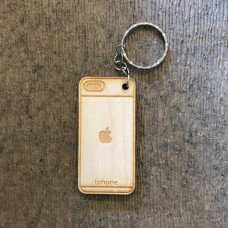 Wooden keyring  iphone