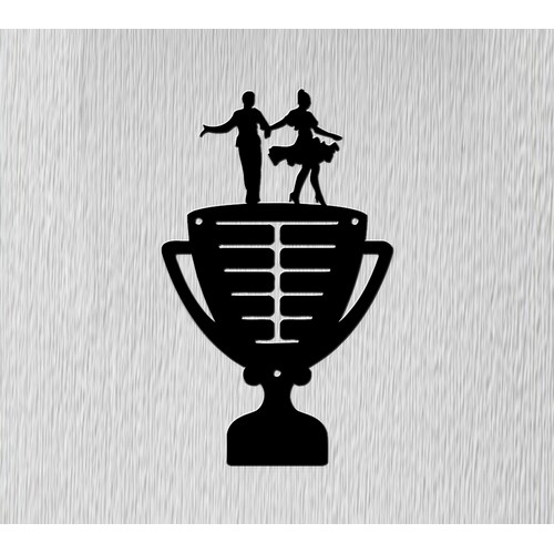 Wooden medal hanger Dancing Wooden medal hanger Dancing