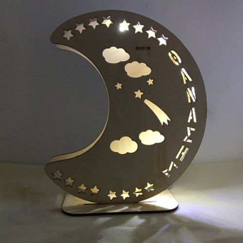 Wooden lamp Moon Wooden lamp Moon