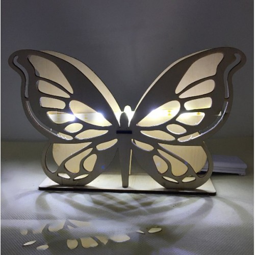 Wooden lamp Butterfly Wooden lamp Butterfly