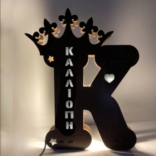 Wooden lamp Κ Wooden lamp Κ