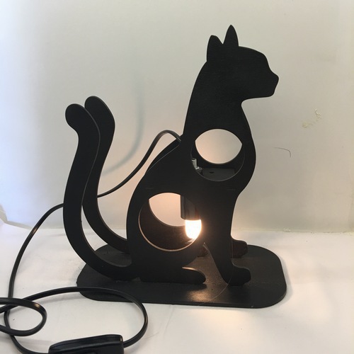 Wooden lamp Cat Wooden lamp Cat