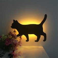 Wooden lamp – Cat