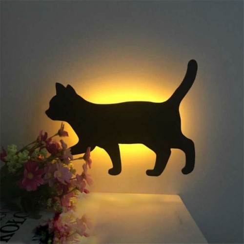 Wooden lamp – Cat Wooden lamp – Cat