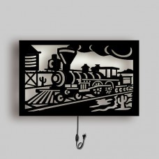 Wooden lamp – Train