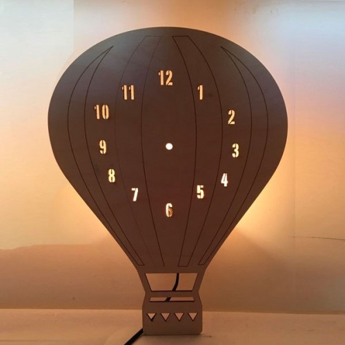 Wooden lamp – Hot air balloon Wooden lamp – Hot air balloon