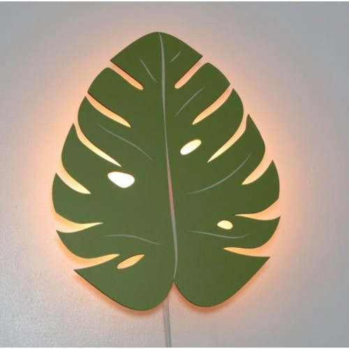 Wooden lamp Leaf