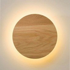 Wooden lamp Sun