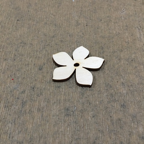 Wooden flower