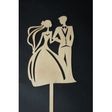 Wedding cake topper at your color choice