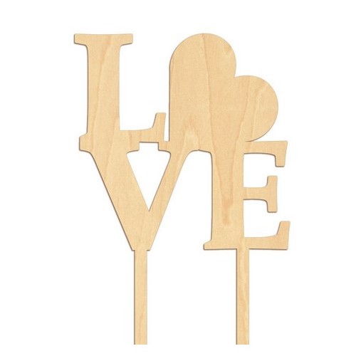 Wedding cake topper at your color choice