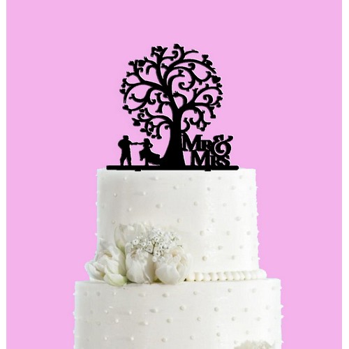 Wedding cake topper at your color choice