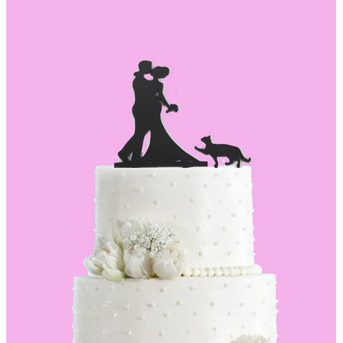 Wedding cake topper at your color choice