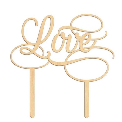 Wedding cake topper at your color choice