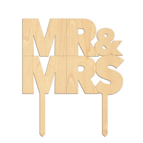 Wedding cake topper at your color choice